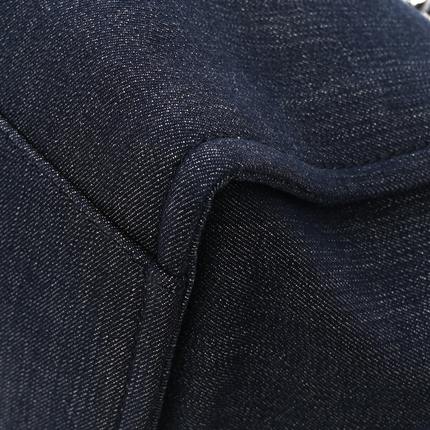 Denim Medium Deauville Tote Blue Orange