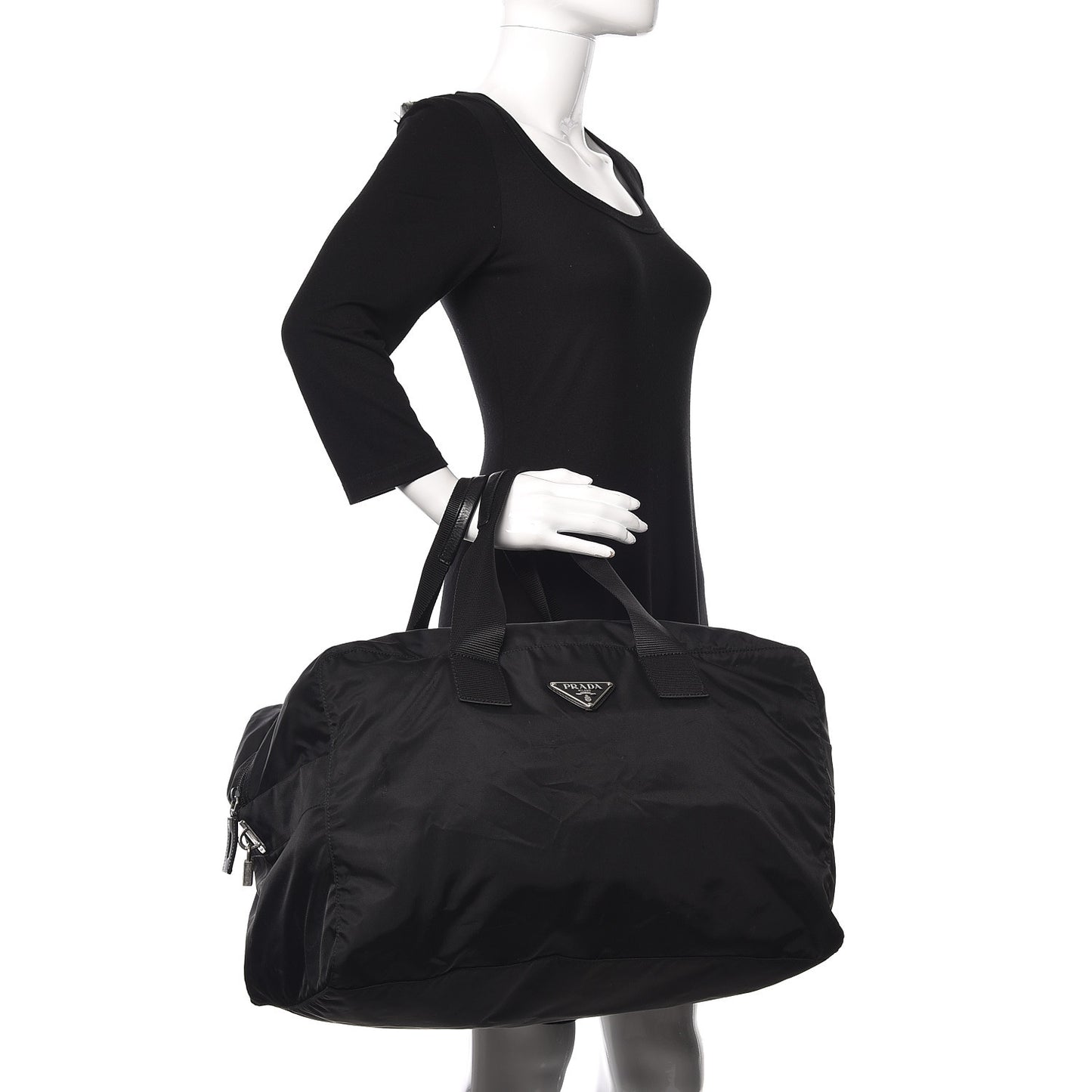 Tessuto Nylon Weekender Black