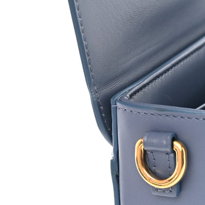 Christian Dior Box Calfskin 30 Montaigne Box Bag Blue 12 of 16