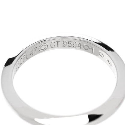 Cartier Platinum 2.5mm Declaration Wedding Band Ring 47 4 5 of 7