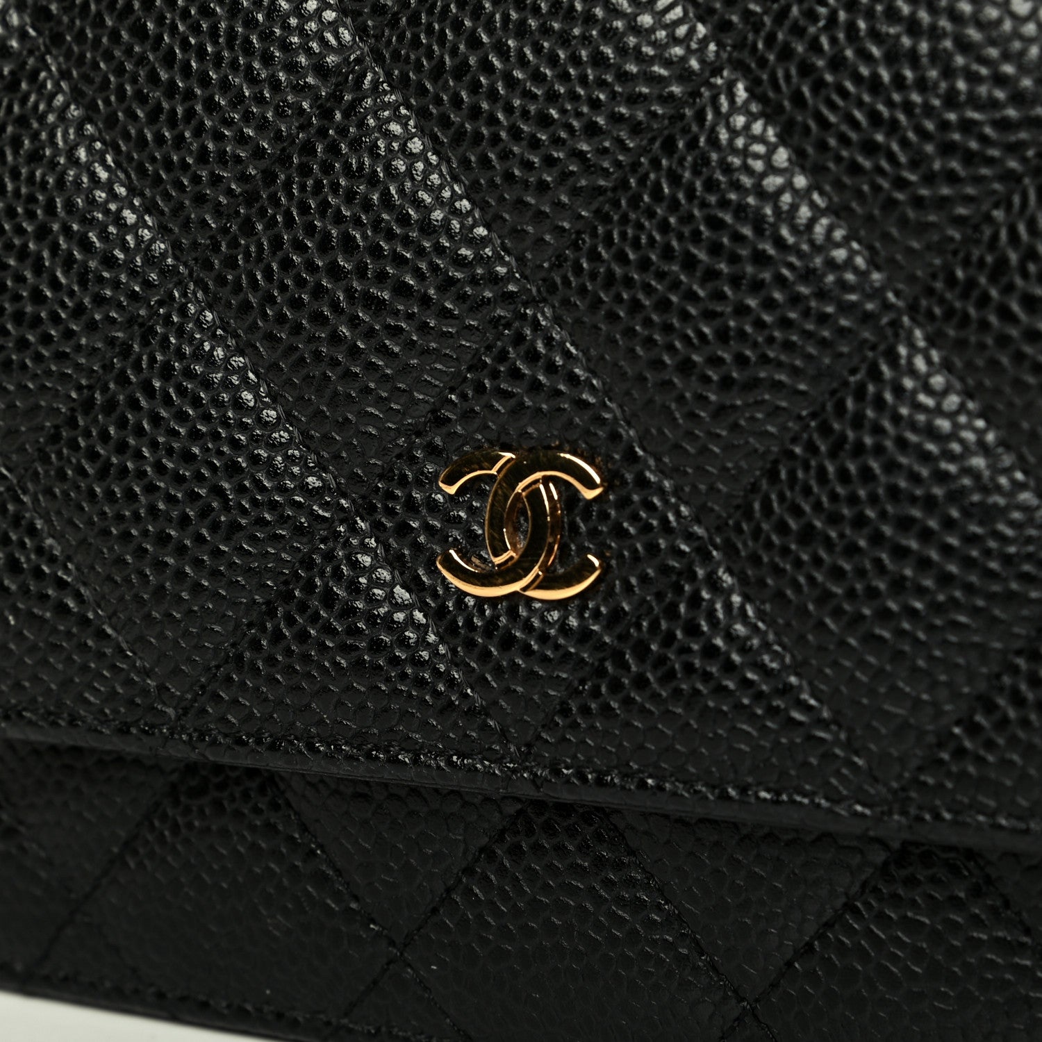 Chanel Caviar Quilted Wallet On Chain WOC Black 7 of 7