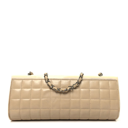 Chanel Lambskin Plexiglass Chocolate Bar Clutch Beige 1 of 12