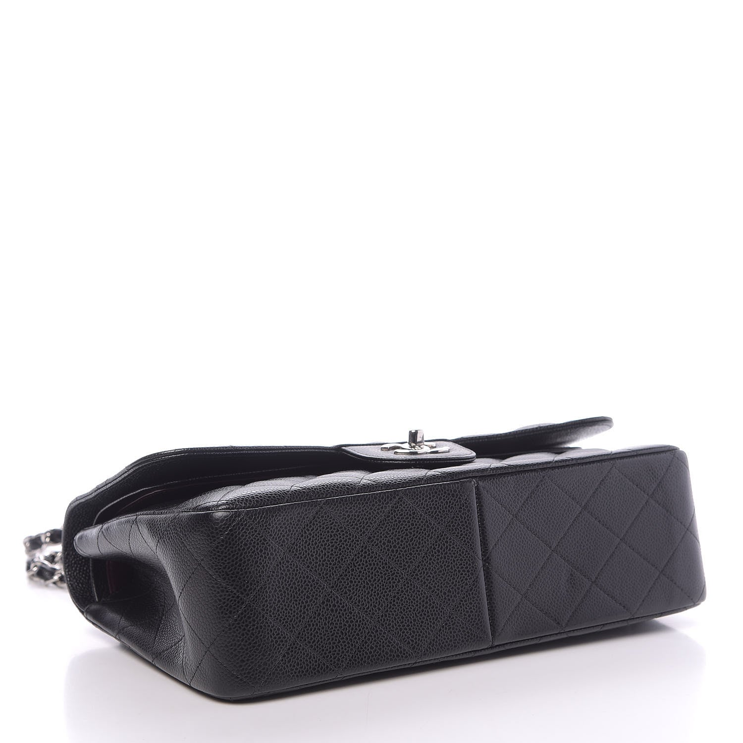 Chanel Caviar Quilted Jumbo Double Flap Black 4 of 9