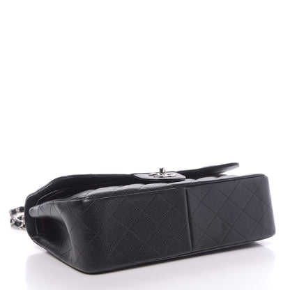 Chanel Caviar Quilted Jumbo Double Flap Black 4 of 9