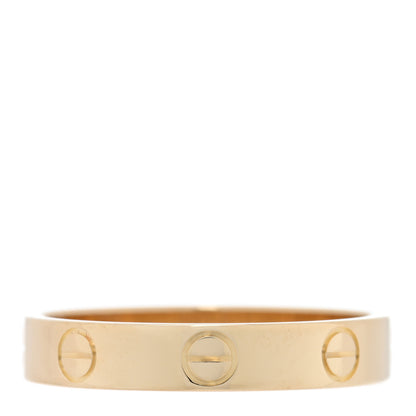 Cartier 18K Yellow Gold 3.5mm LOVE Wedding Band Ring 55 7.25 3 of 5