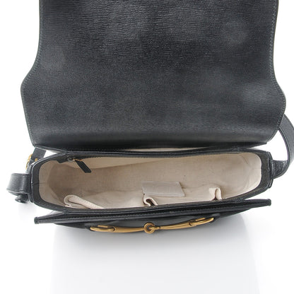 Gucci Textured Calfskin Bright Bit Flap Bag Nero Black 5 of 7