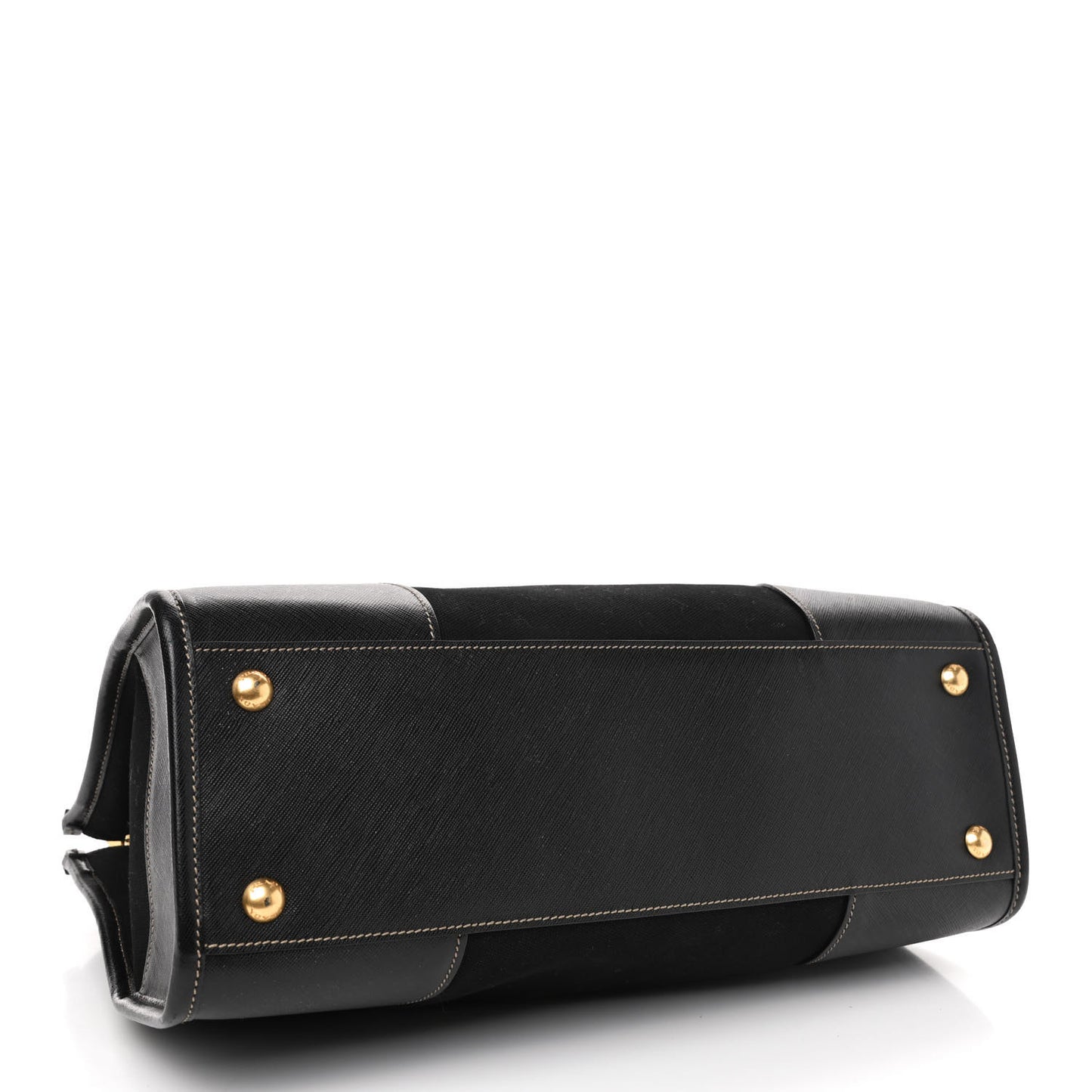 Canapa Saffiano Shoulder Bag Black