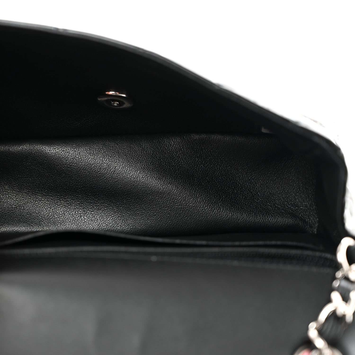 Chanel Patent Calfskin Quilted Bi-Color Mini Rectangular Flap Pink Black 5 of 10