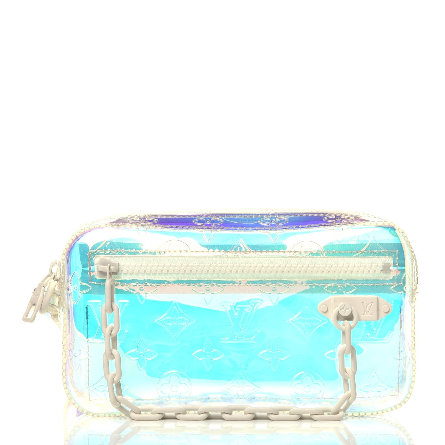 PVC Monogram Pochette Volga Iridescent Prism