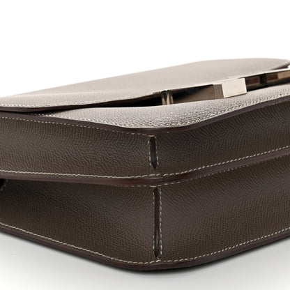 Hermes Epsom Horseshoe Constance 24 Etain Black 9 of 11
