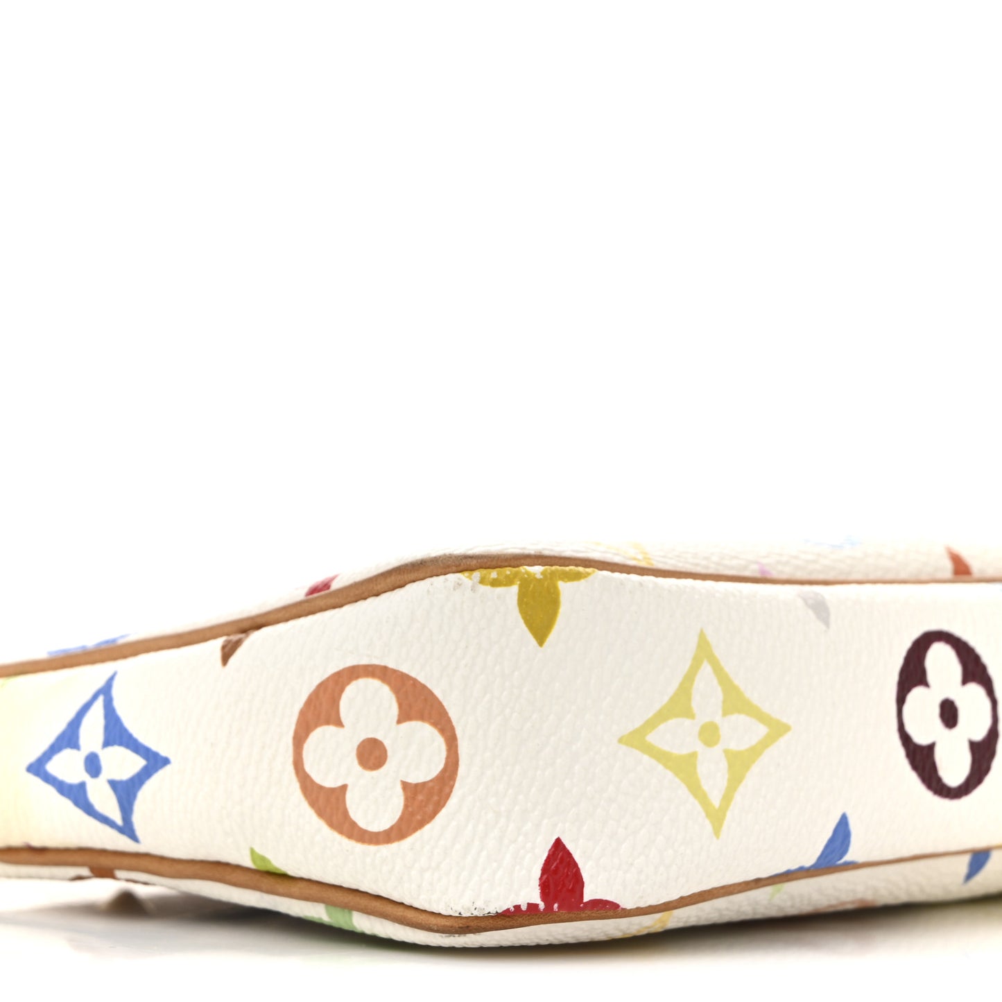 Monogram Multicolor Pochette Accessories White