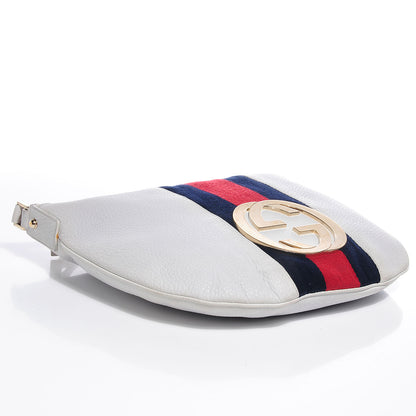 Gucci Leather Web Blondie Hobo White 4 of 8