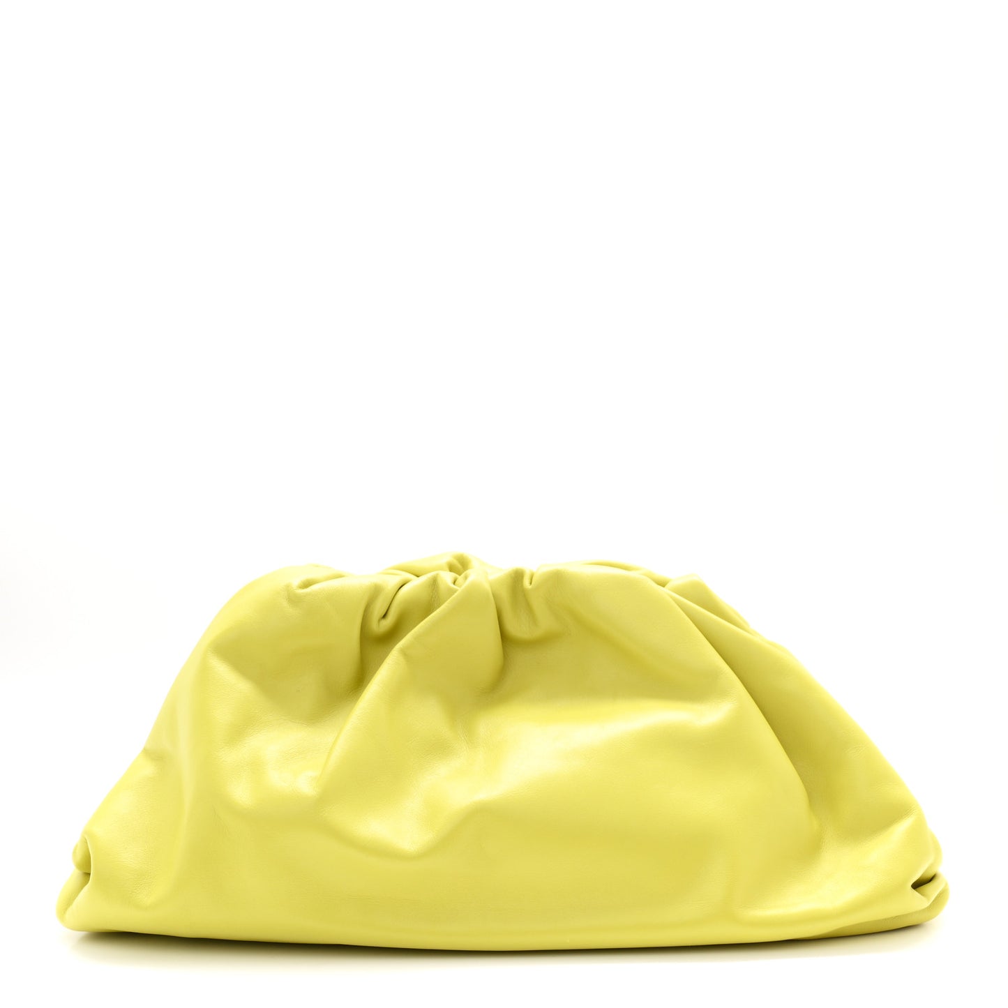 Smooth Butter Calf The Pouch Oversized Clutch Kiwi