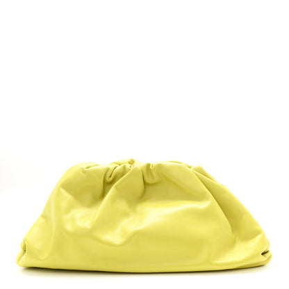Bottega Veneta Smooth Butter Calf The Pouch Oversized Clutch Kiwi 1 of 10
