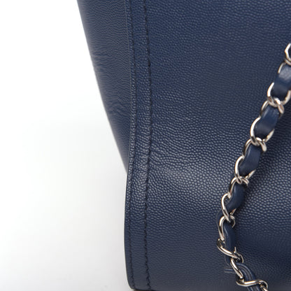 Chanel Caviar Medium Studded Deauville Tote Navy 13 of 16