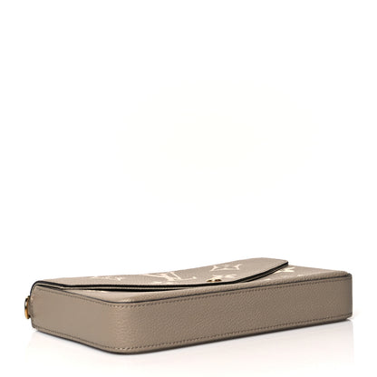 Louis Vuitton Empreinte Monogram Giant Felicie Pochette Tourterelle Creme 5 of 11
