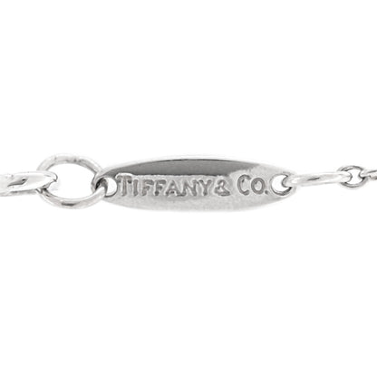 Tiffany Sterling Silver Aquamarine Elsa Peretti Color by the Yard Pendant Necklace 5 of 5