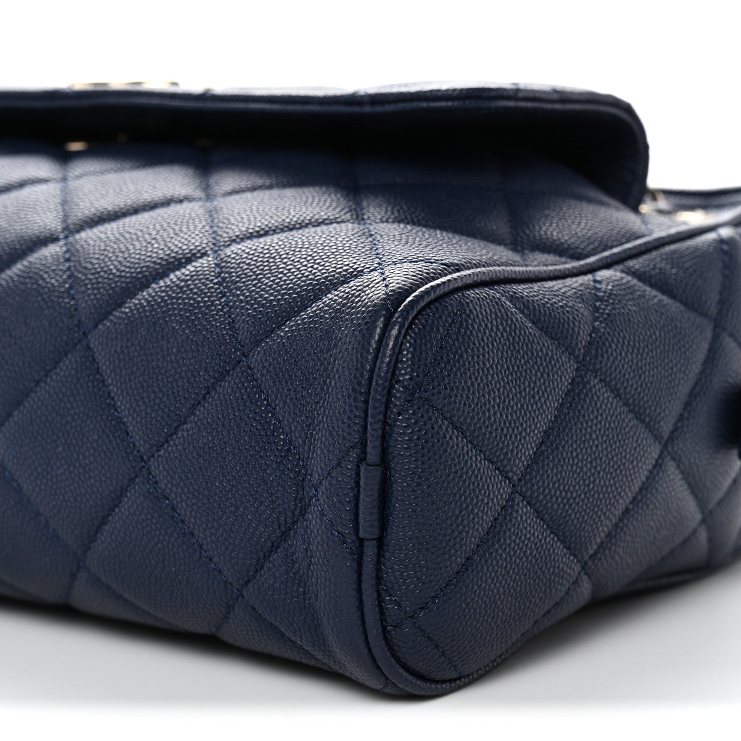 Chanel Caviar Quilted Large In & Out Camera Case Navy 12 of 12
