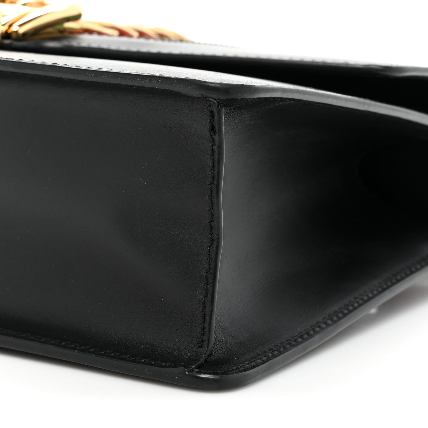 Calfskin Small Sylvie Shoulder Bag Black