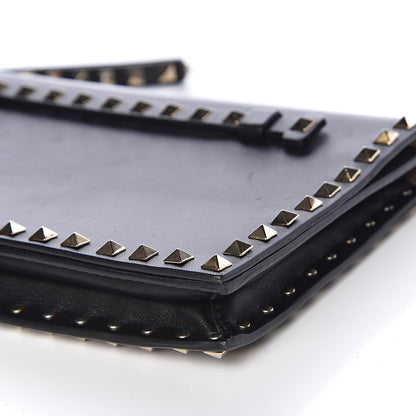 Valentino Garavani Nappa Rockstud Wristlet Clutch Black 9 of 15