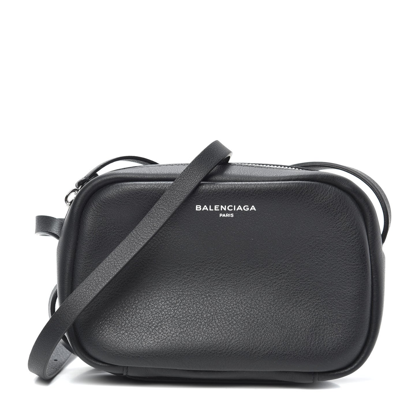 Calfskin Logo XS Everyday Camera Bag Black