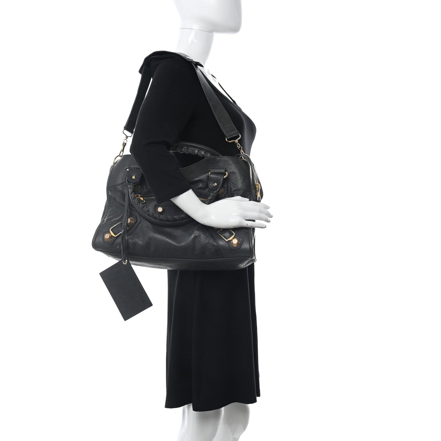 Balenciaga Agneau Giant 21 Gold Hardware City Anthracite 2 of 16