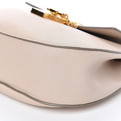 Chloe Grained Lambskin Drew Shoulder Bag Abstract White 10 of 11