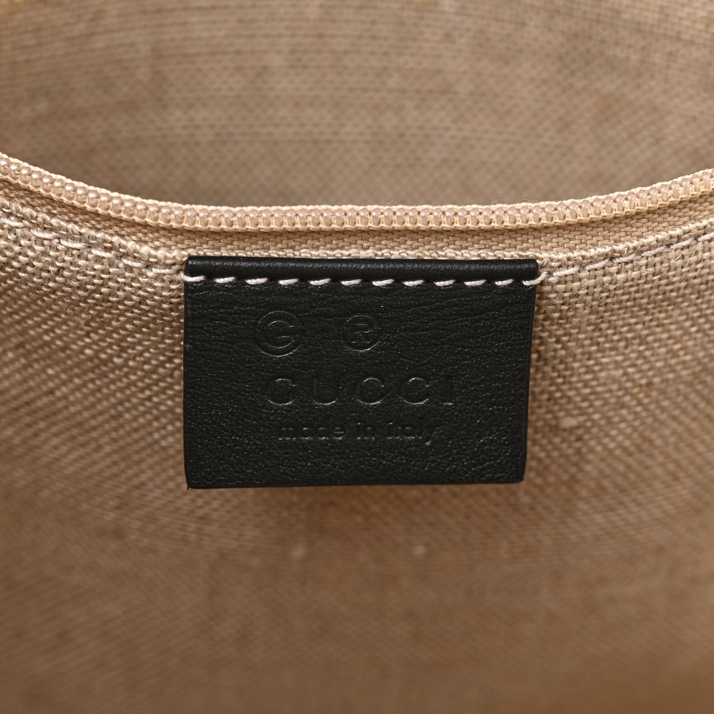 Soft Microguccissima Small Zippered Satchel Black