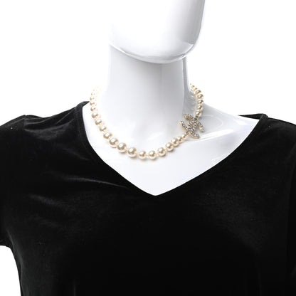 Chanel Pearl CC 100th Anniversary Necklace Light Gold 2 of 6