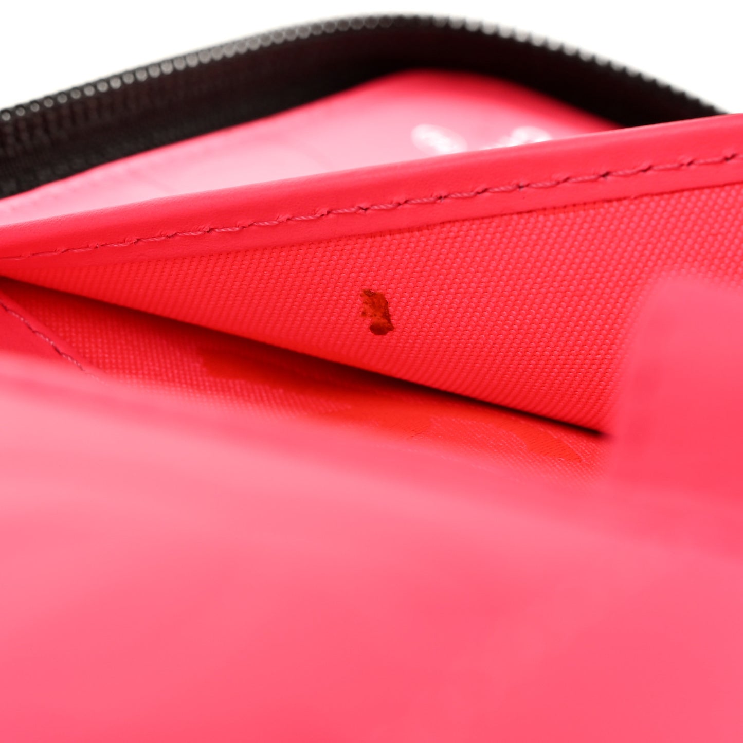 Calfskin Cambon Zip Around Organizer Wallet Black