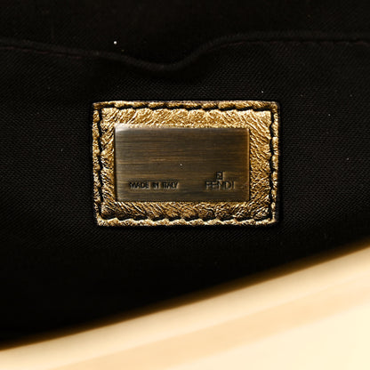 Fendi Patent Calfskin B Bag Gold 6 of 17
