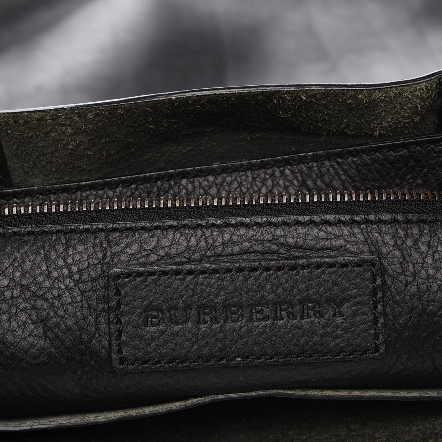 Calfskin Small Mens Tote Black