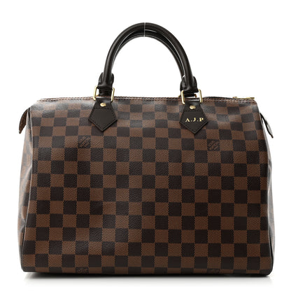 Louis Vuitton Damier Ebene Speedy 30 1 of 10