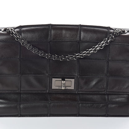 Chanel Lambskin Patchwork Medium Mademoiselle Flap Dark Brown 8 of 10