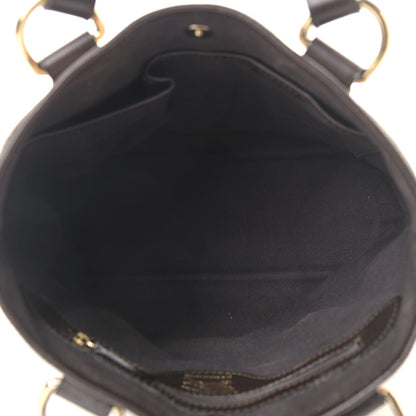 Burberry Haymarket Check Small Onslow Tote Chocolate 5 of 16