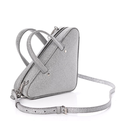 Balenciaga Glitter XS Triangle Duffle Argent Black 3 of 11