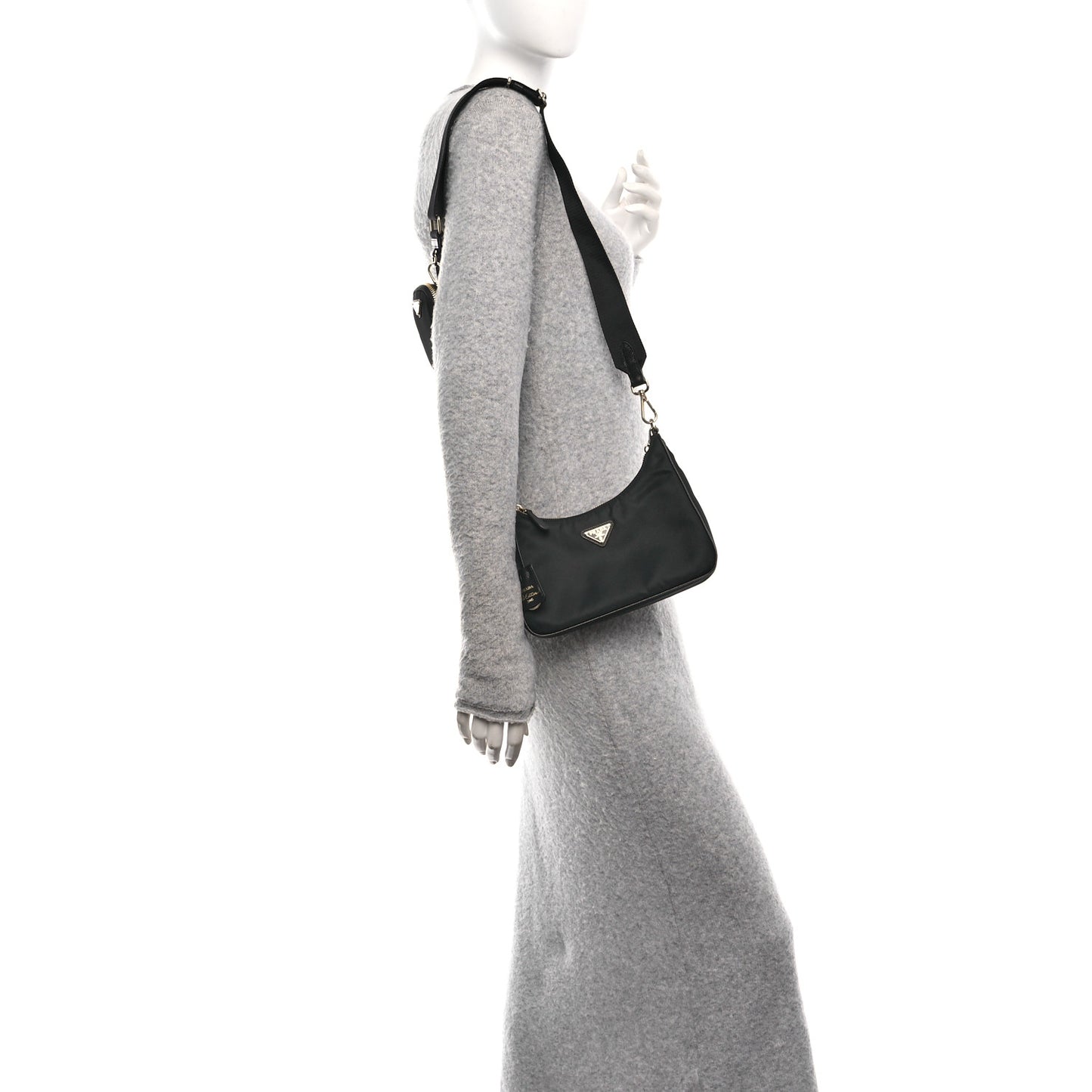 Nylon Re-Edition 2005 Shoulder Bag Black