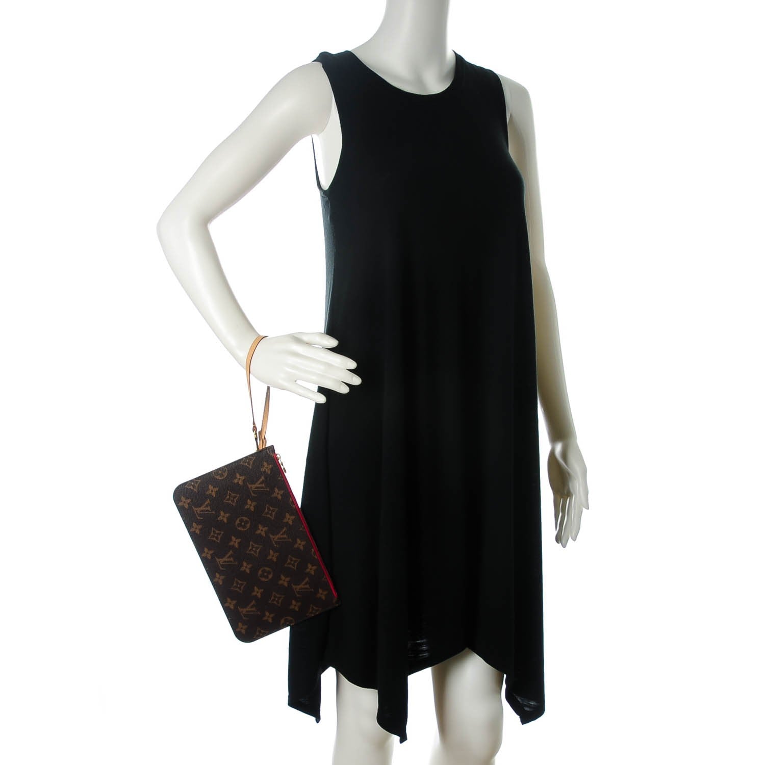 Louis Vuitton Monogram Neverfull MM GM Pochette Cherry 2 of 8