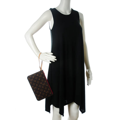 Louis Vuitton Monogram Neverfull MM GM Pochette Cherry 2 of 8
