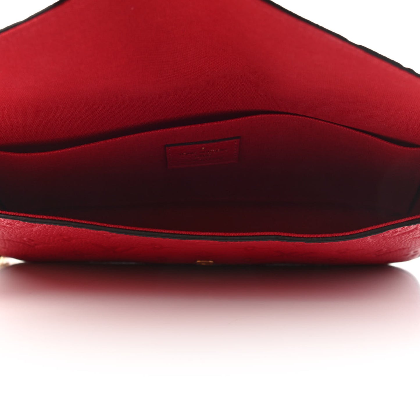 Empreinte Pochette Felicie Chain Wallet Scarlet