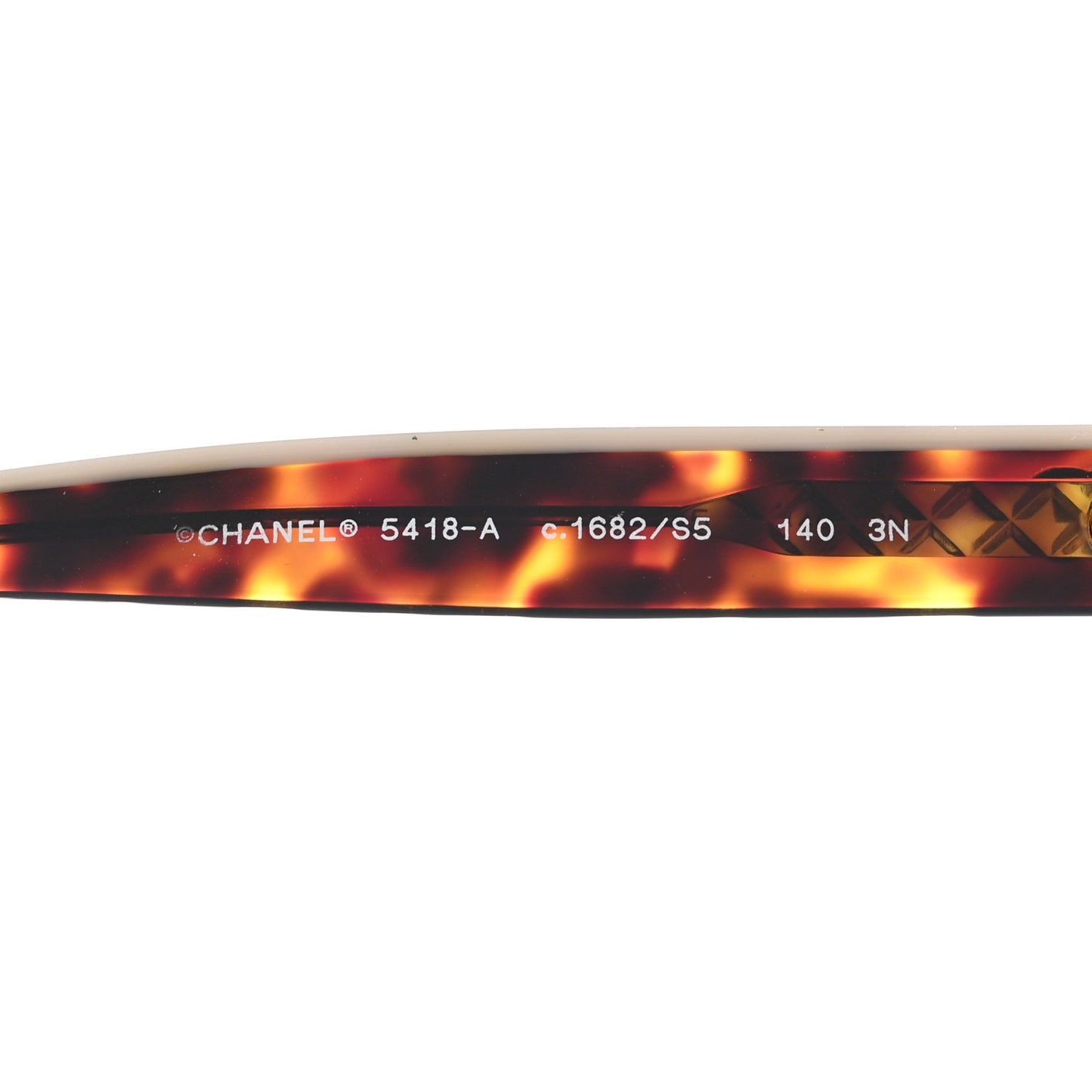 Acetate Logo Shield Sunglasses 5418-A Tortoise