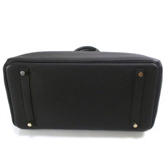 Hermes Taurillon Clemence Birkin 35 Noir 4 of 12