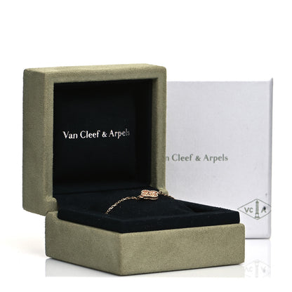 Van Cleef & Arpels 18K Rose Gold Sweet Alhambra Bracelet 6 of 6