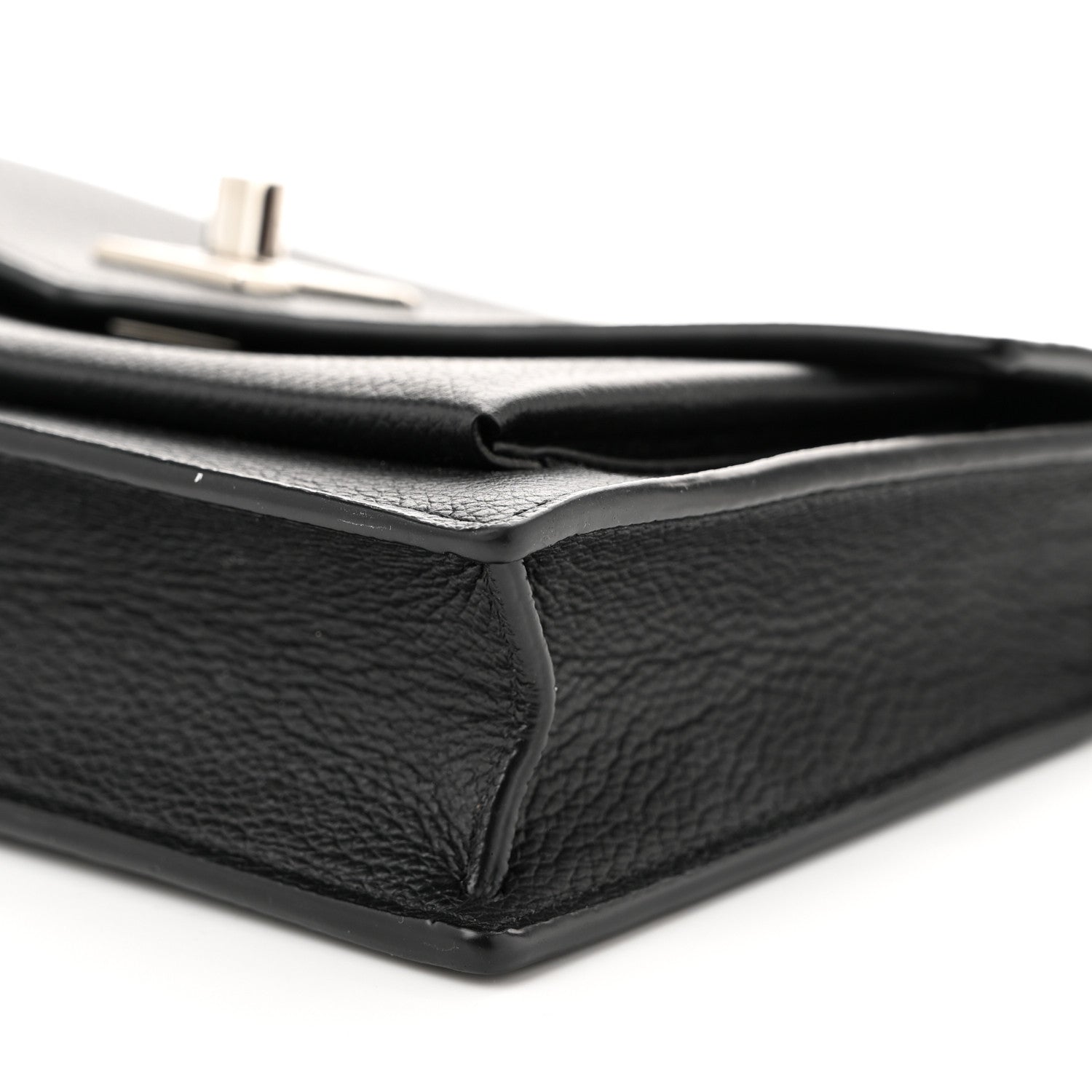 Louis Vuitton Soft Calfskin My Lockme Chain Pochette Black 9 of 10