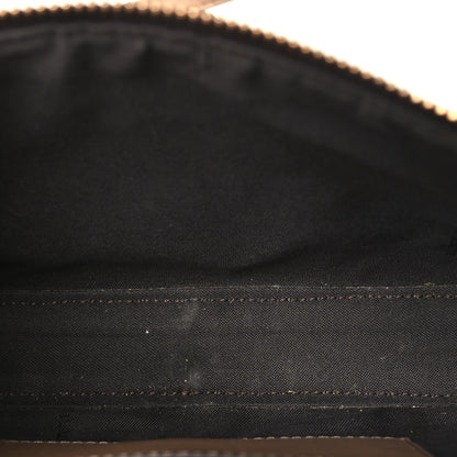 Fendi Fabric Jacquard Vitello Grace FF 1974 Baguette Pouch Tobacco Moro Sand 5 of 12