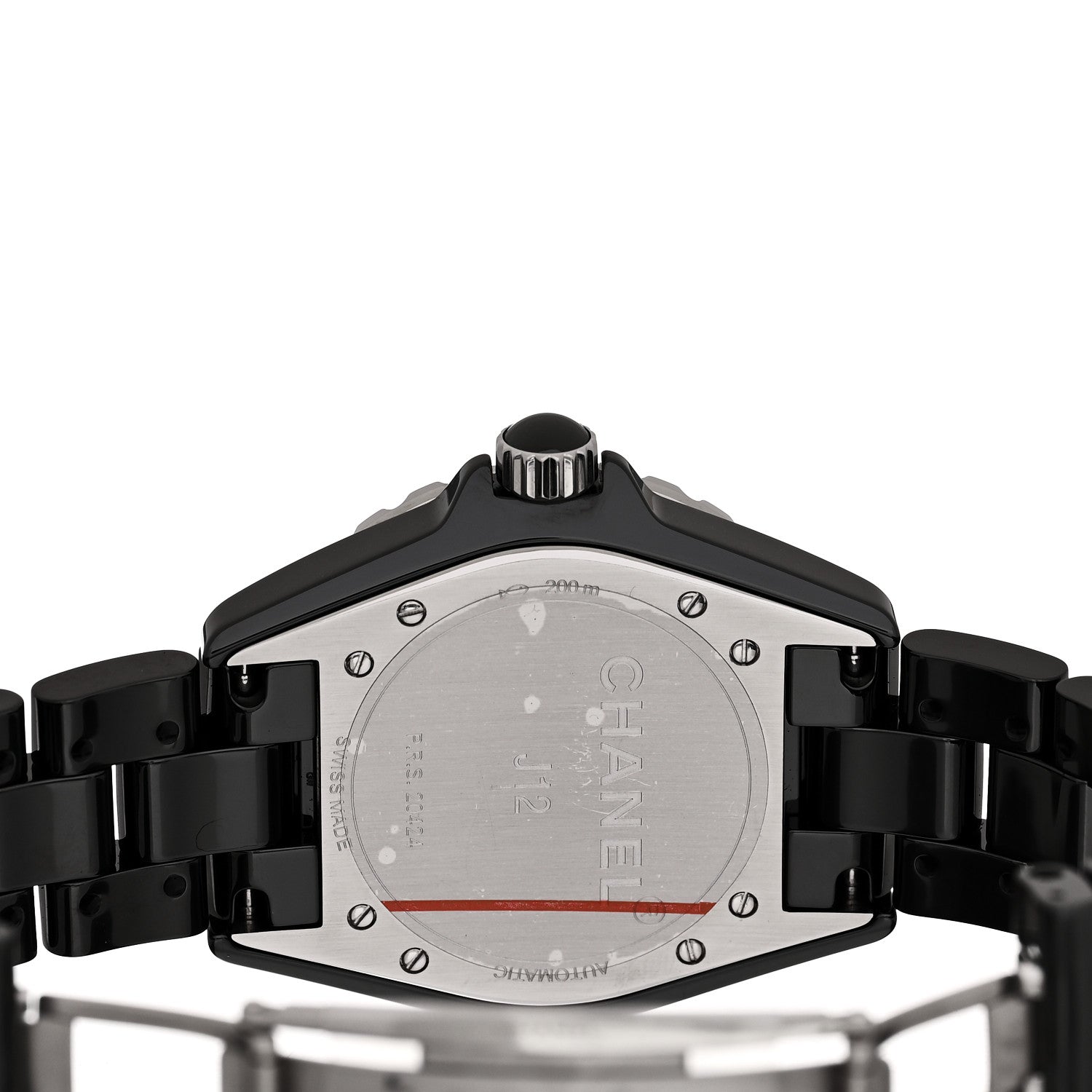 Chanel Stainless Steel Ceramic 38mm J12 Phantom Automatic Watch Black 4 of 5