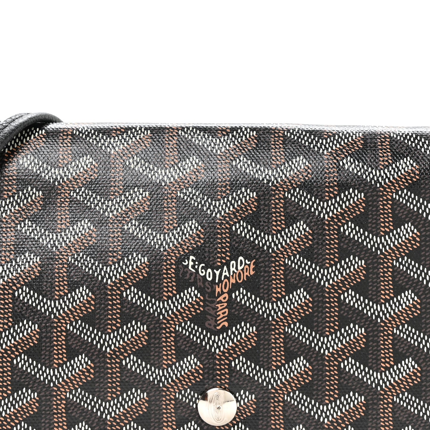 Goyardine Plumet Wallet Clutch Black