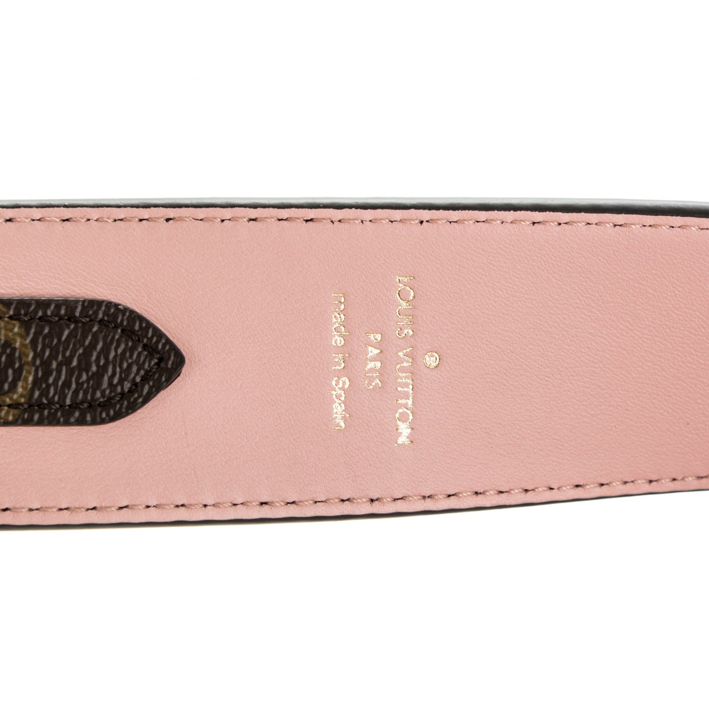Monogram Bandouliere Shoulder Strap Rose Poudre