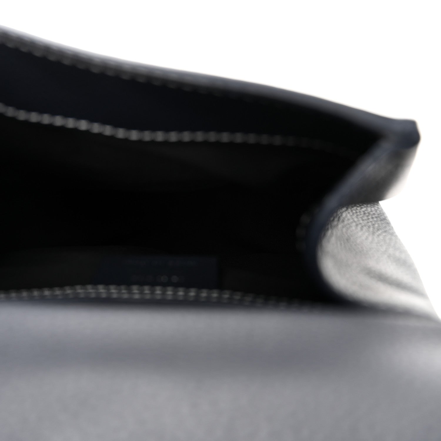 Christian Dior Grained Calfskin Mini Gallop Sling Bag Navy Blue 5 of 10