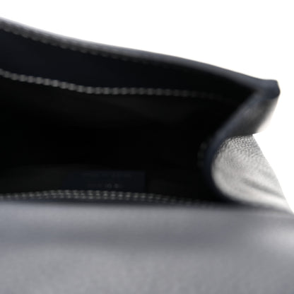 Christian Dior Grained Calfskin Mini Gallop Sling Bag Navy Blue 5 of 10